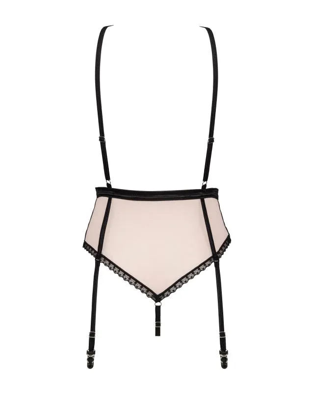 Obsessive - Lilines Garter Teddy - Rosa