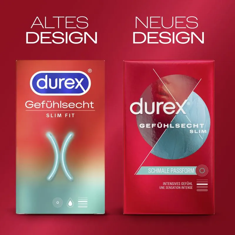 Durex Gefühlsecht Slim Fit - 8 Stk