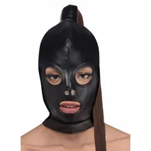 Bondage-Kapuze mit Pferdeschwanz Bondage-Kapuze mit Pferdeschwanz