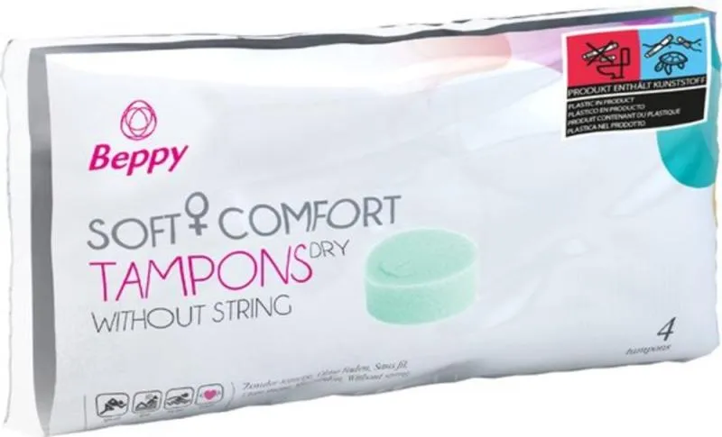 Beppy - Extra Weiche Tampons Trocken - 4 Stück