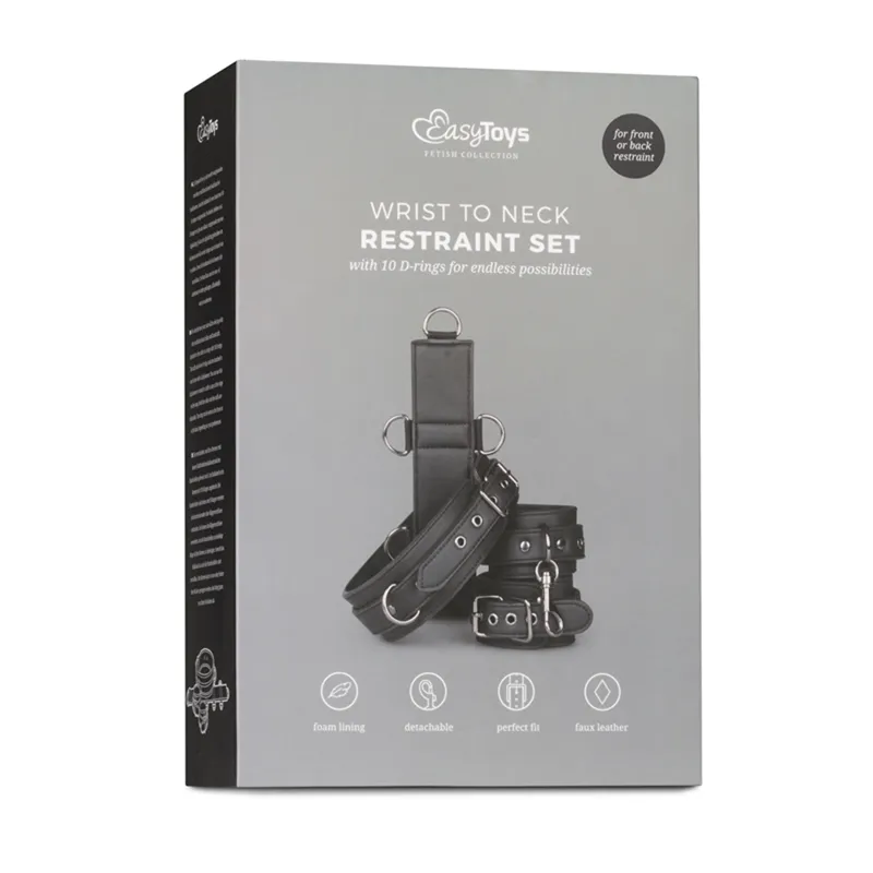 Easytoys Fetish - Nacken- und Handgelenksfesseln