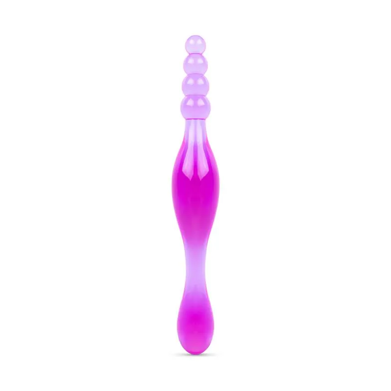 Galaxy Analkugeln und Plug - Lila