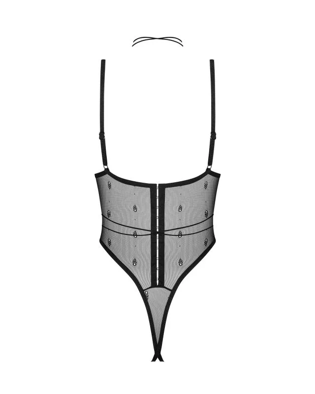 Obsessive - Freedom Anniverse Special Schrittloser Body - Schwarz