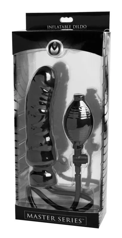 Master Series - Renegade Aufblasbarer Dildo - Schwarz