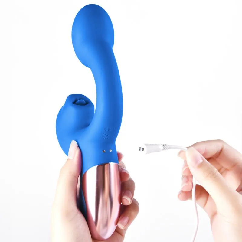 Magic Motion – Magic Ponder Vibrator mit Lick & G-Punkt Funktion – Blau