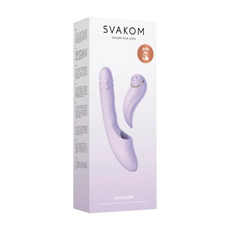 Svakom – DuoGlow App Gesteuerter Vibrator – Lila