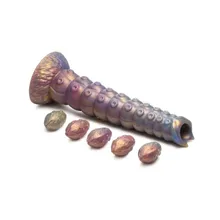 XR Brands - Tiefe Eindringling Tentakel Ovipositor Silikon Dildo mit Eiern XR Brands - Tiefe Eindringling Tentakel Ovipositor Silikon Dildo mit Eiern