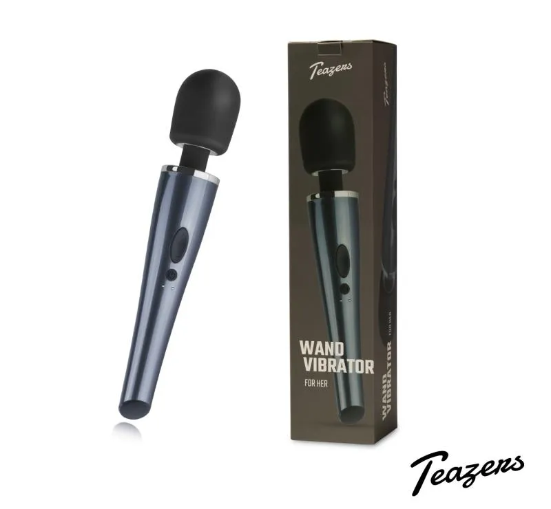 Teazers – Black Lightning Wand Vibrator – Schwarz