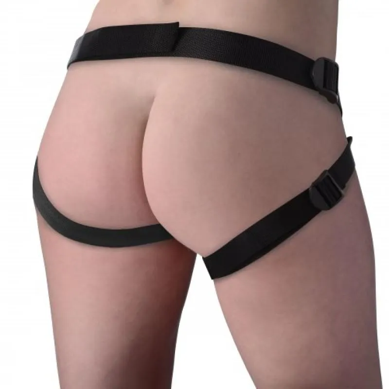 Seducer Dildo aus Silikon mit Gurtzeug