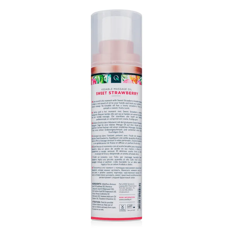 Exotiq Massageöl Sweet Strawberry - 100 ml