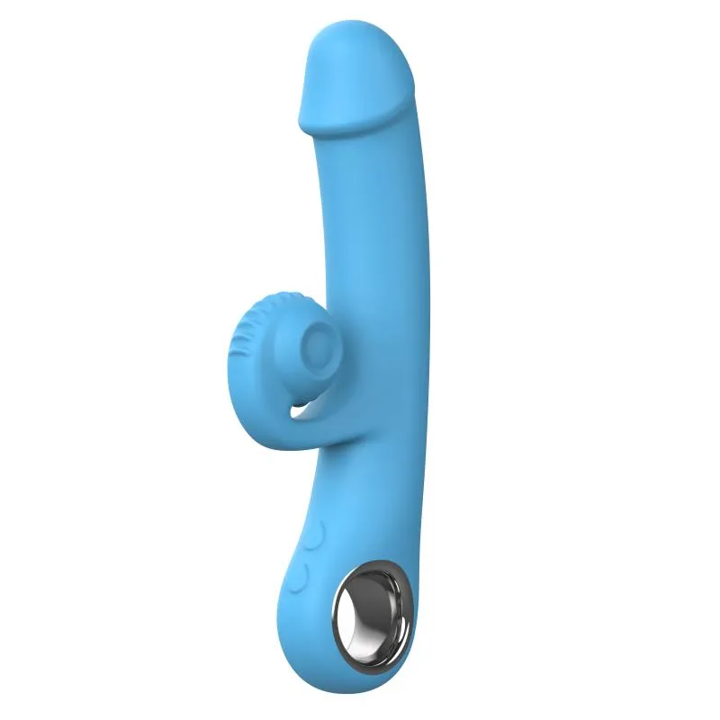 Online Only - Double Lust - Flexibler Snail Vibrator - Blau