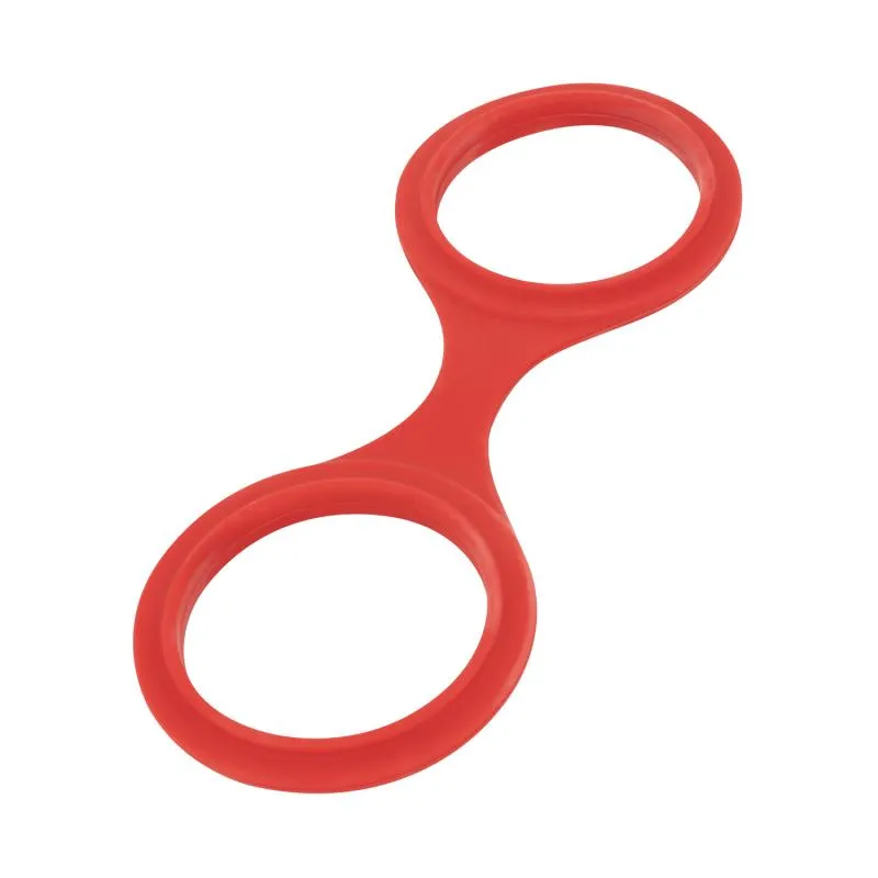 EasyToys Online Only - Flexible Silikon-Handschellen - Rot