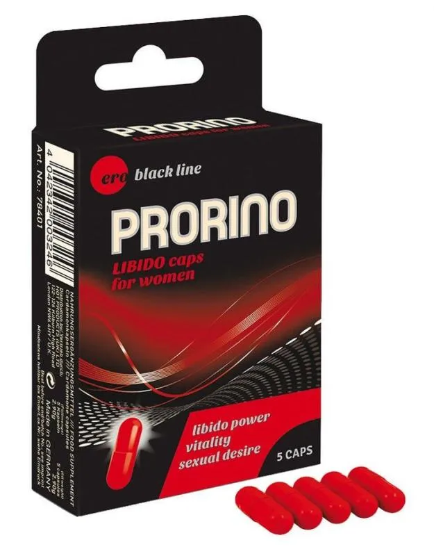 HOT Prorino Libido Kapseln für Sie - 5 Stk