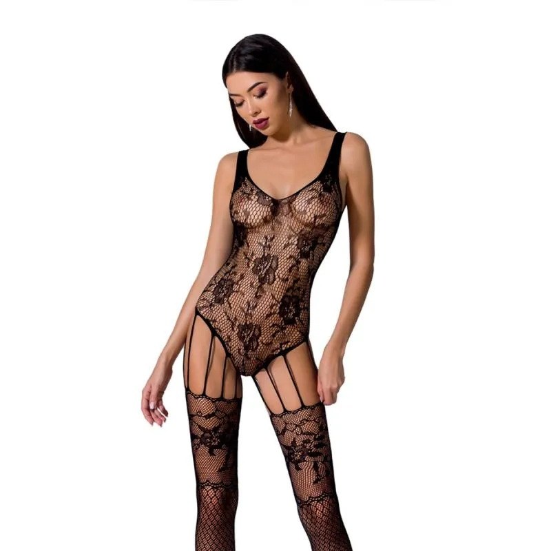 Passion - BS074 Catsuit - Schwarz