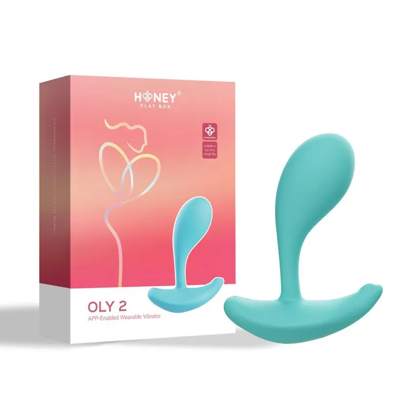 HoneyPlayBox - OLY 2 G-Punkt Vibrator mit App - Türkis