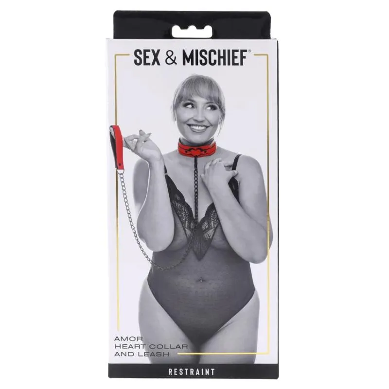 Sportsheets - Sex & Mischief Amor  Collar and Leash