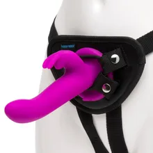 Happy Rabbit – Vibrations-Strap-On Set – Magenta Happy Rabbit – Vibrations-Strap-On Set – Magenta