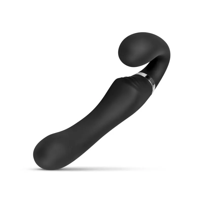 No-Parts »Avery« halterloser Strap-On mit Vibration & Fernbedienung 22 cm