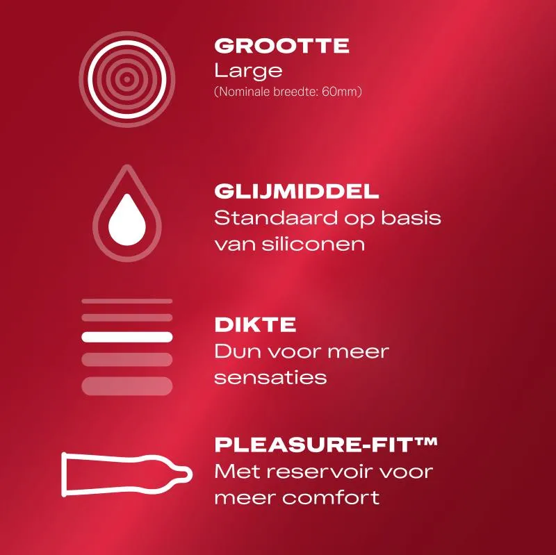 Durex - Kondome Thin Feel XL - 10 Stücke