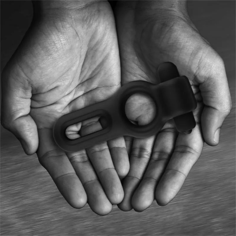 Velv%27Or - Rooster Drake Double Ring Design Cock Ring with Vibrating Bullet