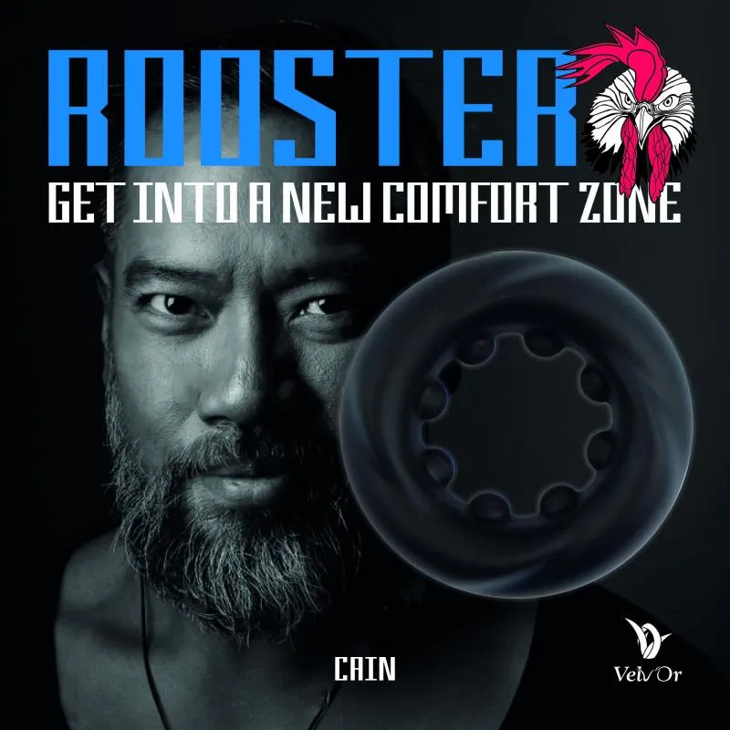 Velv%27Or - Rooster Cain Bulky Cock Ring with Pressure Bumps