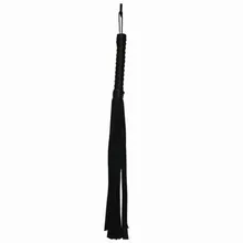 Sportsheets - Sex & Mischief Black Faux Leather Flogger Sportsheets - Sex & Mischief Black Faux Leather Flogger