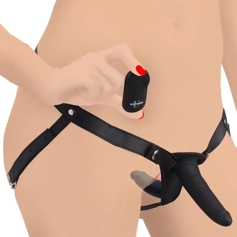 Strap U »Power Pegger« Doppelstrap-On mit Vibration & Fernbedienung