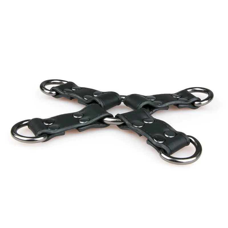 Easytoys Fetish - Schwarzer Hog-Tie aus Leder