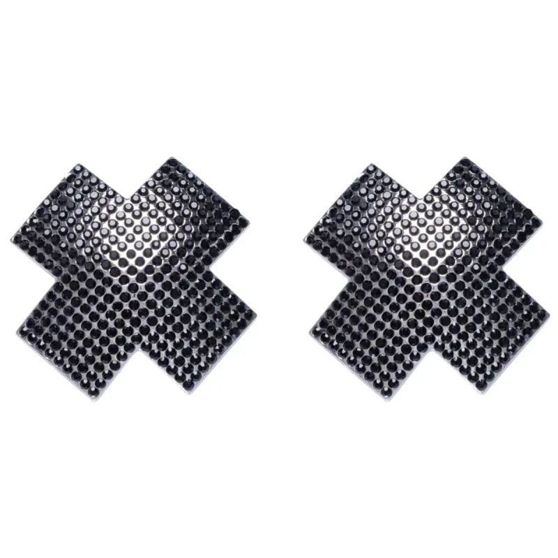 Cottelli Collection – Nippelschmuck Kreuz – Schwarz