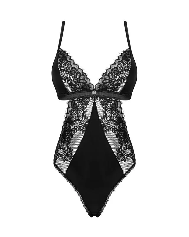 Romantischer Schwarzer Body