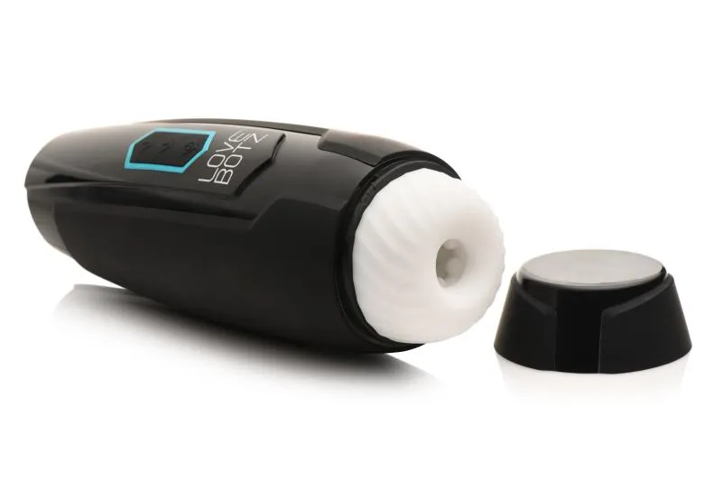XR Brands - Stoßende und Vibrationsmasturbator - Schwarz