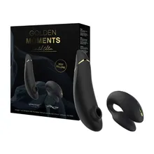 Womanizer und We-Vibe Golden Moments Kollektion in Geschenkbox Womanizer und We-Vibe Golden Moments Kollektion in Geschenkbox