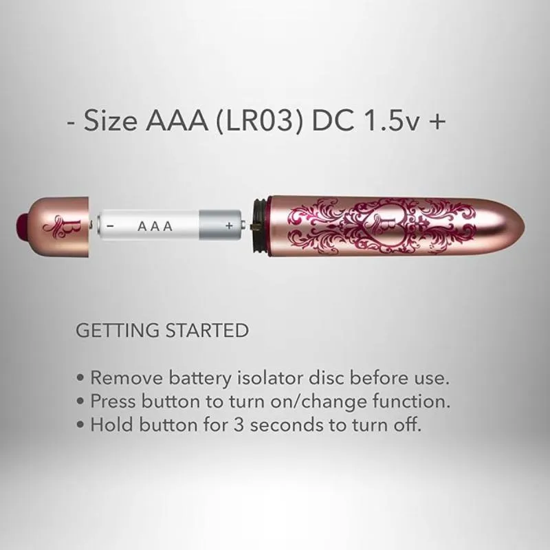 Rocks Off – Boudoir Bullets RO-90 – Rosa