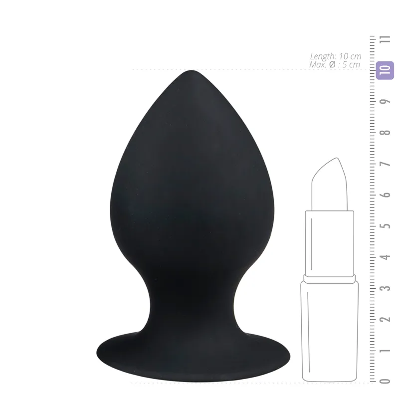 Easytoys Anal - Buttplug - Schwarz Large