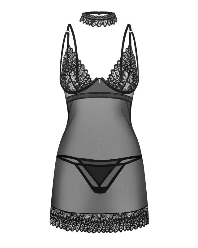 Obsessive - Donarella Babydoll & String - XL/XXL