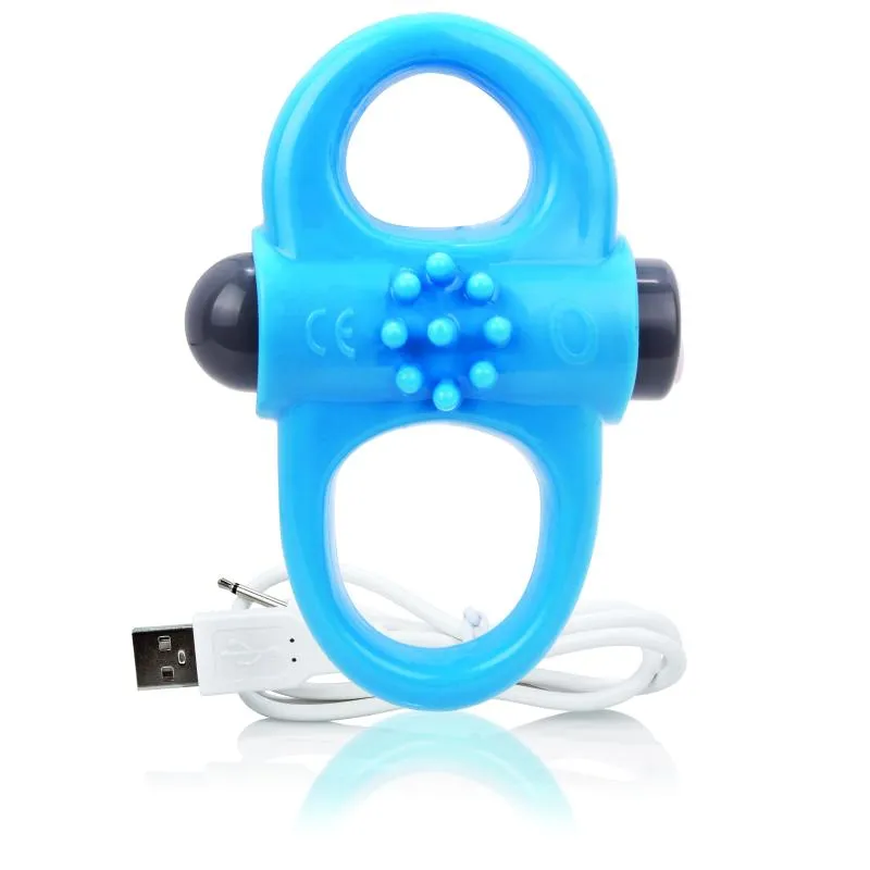 The Screaming O - Charged Yoga Vibe Ring Blue