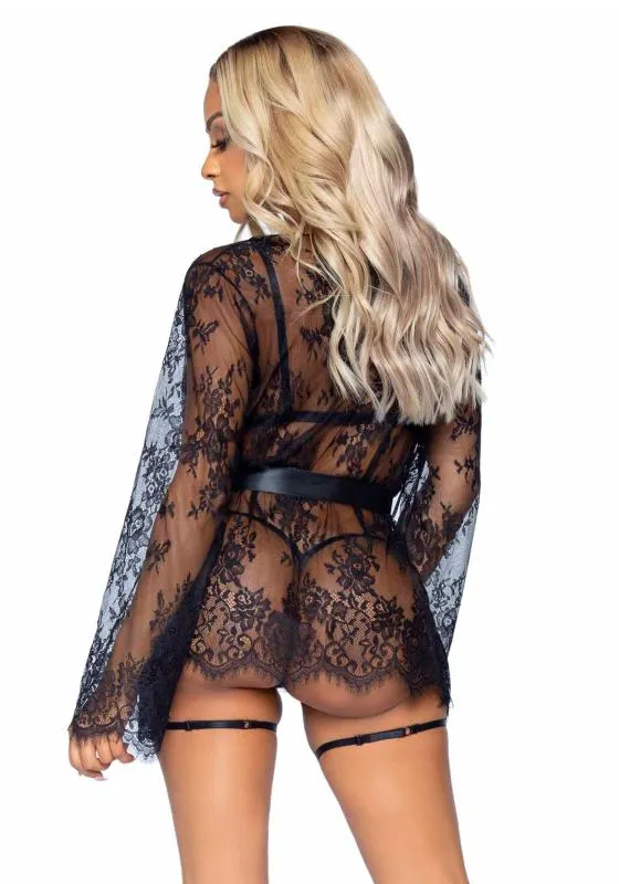 Leg Avenue »All Romance« Body & Kimono Set