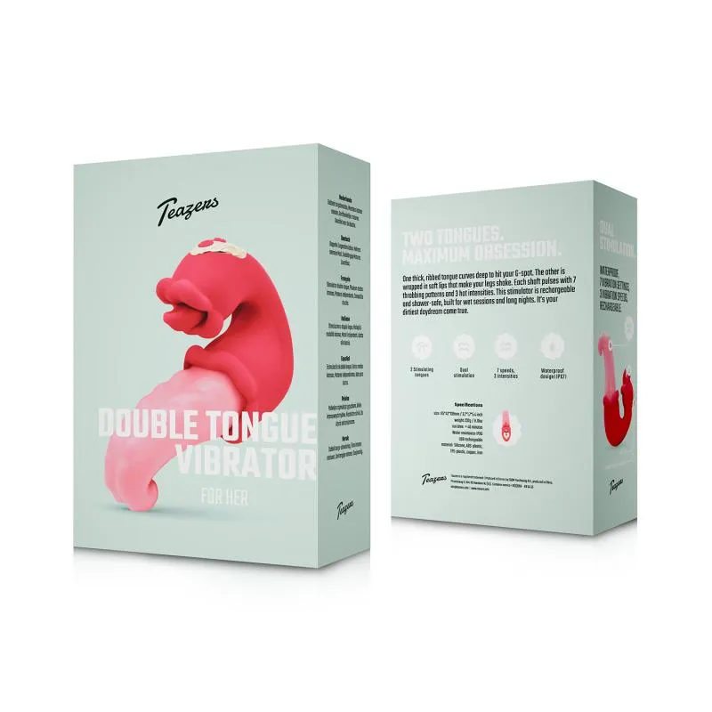Teazers – Double Tongue Vibrator – Rosa