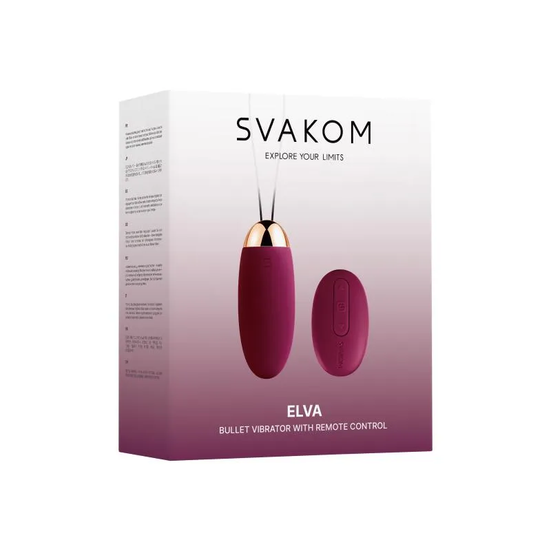 SVAKOM - Elva Vibrations-Ei mit Fernbedienung - Violett