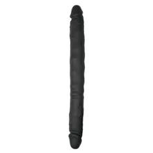 Doppelendiger Dildo - Schwarz Doppelendiger Dildo - Schwarz