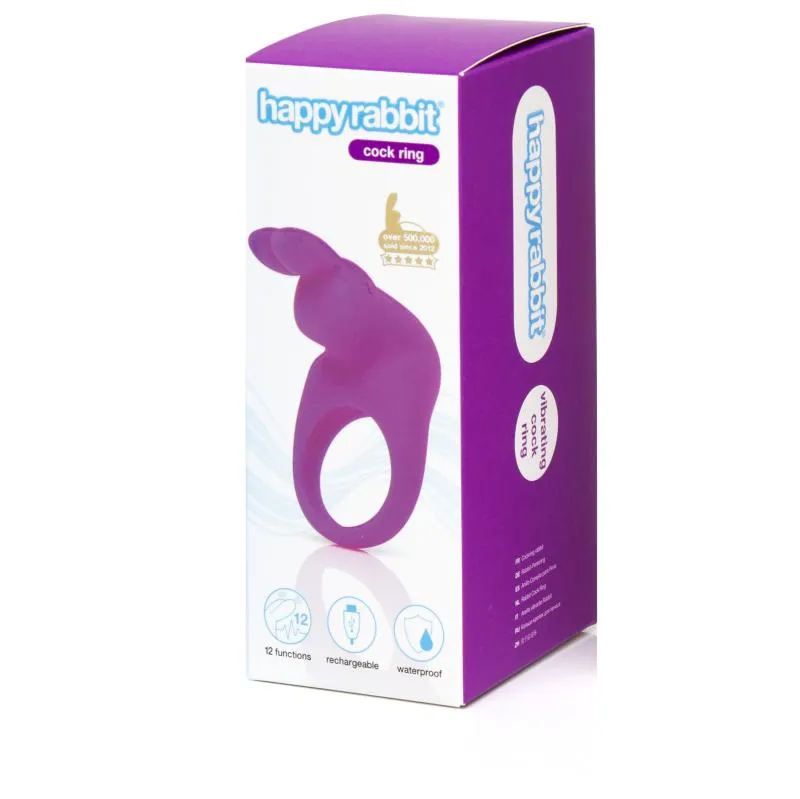 Happy Rabbit – Rabbit Cock Ring – Magent