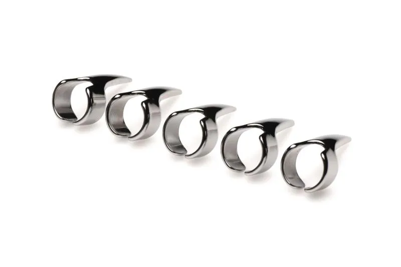 Fünfteilige Sensations-Klauenringe - Silber