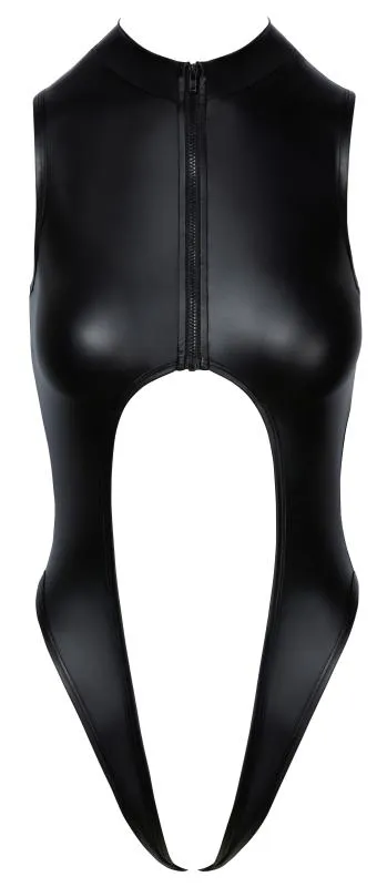Cottelli LINGERIE – Crotchless Body – Schwarz