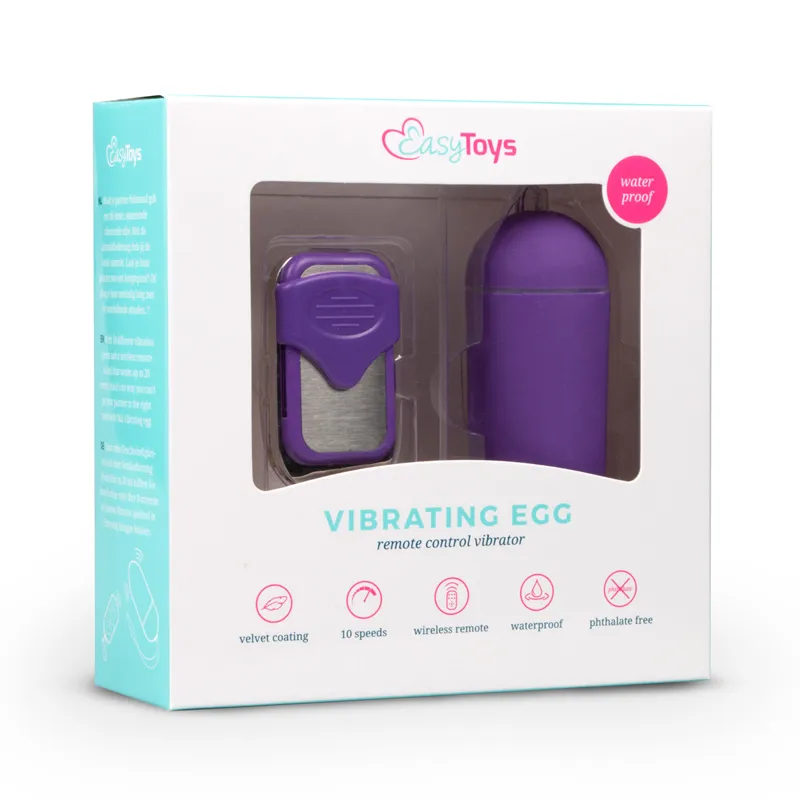 EasyToys Vibro-Ei mit Fernbedienung