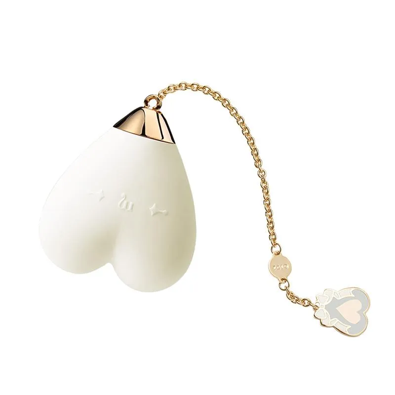 Zalo - Baby Heart Personal Massager Vanilla White