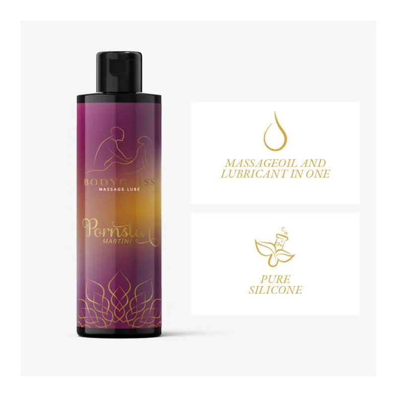 BodyGliss - Massageöl und Gleitmittel in 1 Pornstar Martini - 150 ml