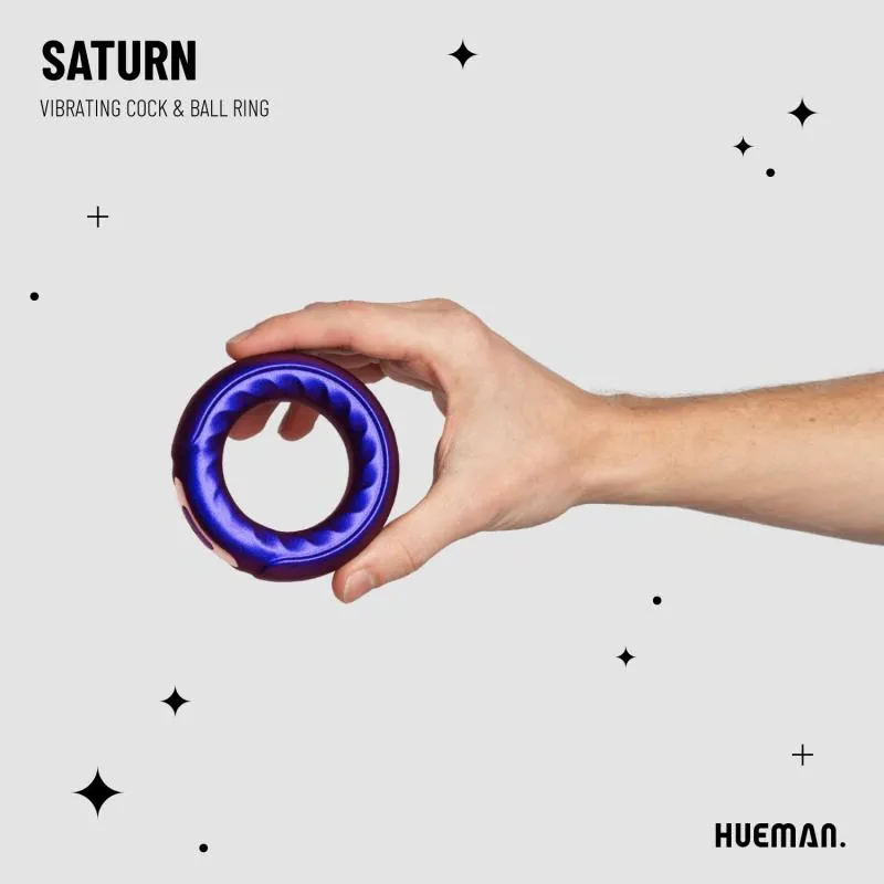 Hueman »Saturn« Penisring mit Vibration