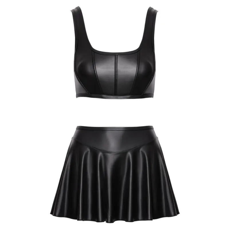 Cottelli Collection – Top und Minirock – Schwarz