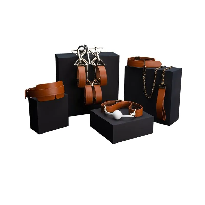 LOCKINK - Bondage & Fessel-Set - braun