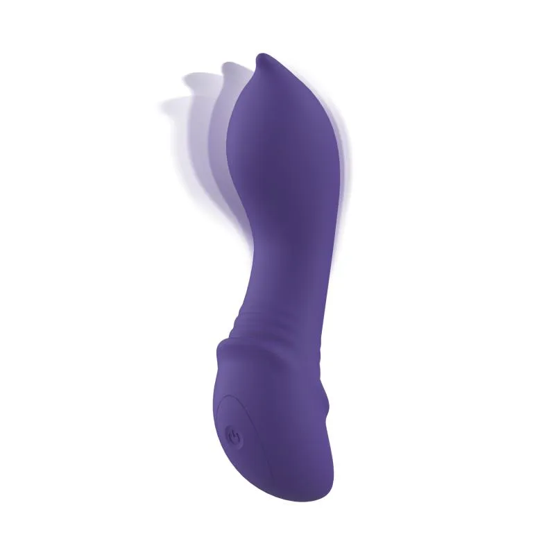 Teazers – Curling Mini Vibrator – Mitternachtsviolett